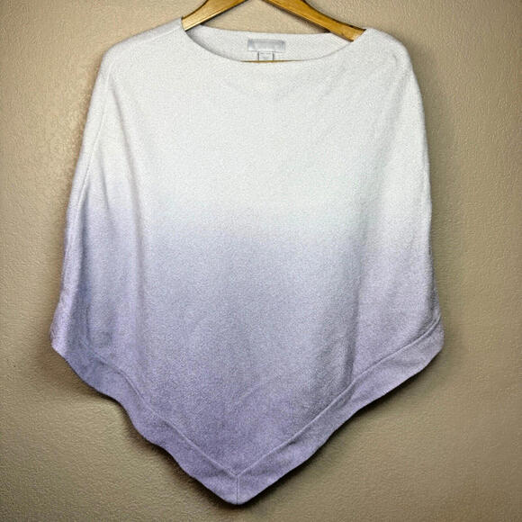 Barefoot Dreams Sweaters - BAREFOOT DREAMS‎ Ocean Breeze Poncho Ombre Soft Violet Cozy Chic OS